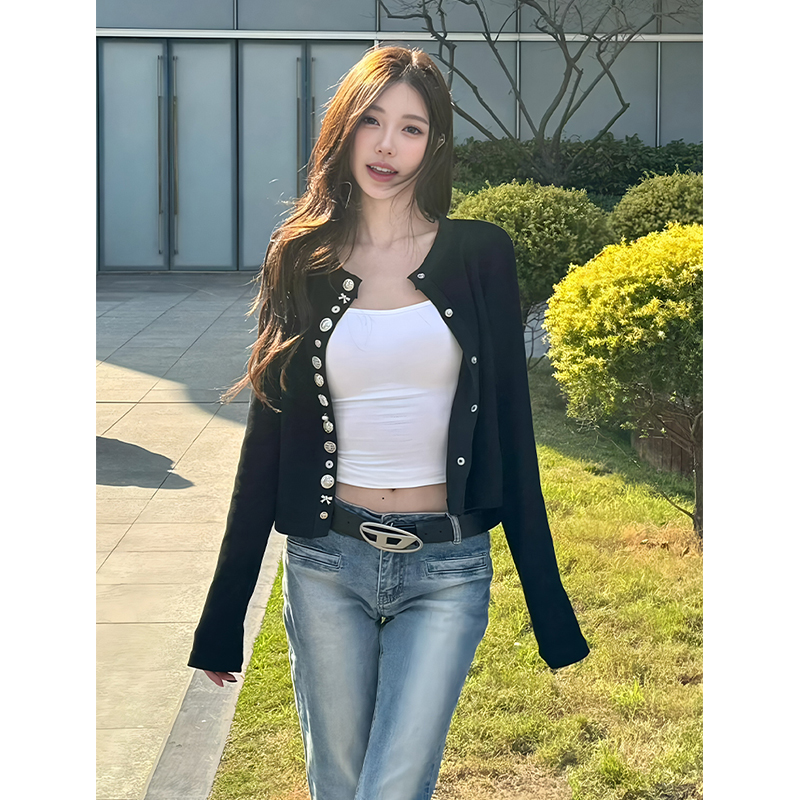 法式千金小香风针织开衫外套女秋季新款高级感气质名媛短款上衣潮