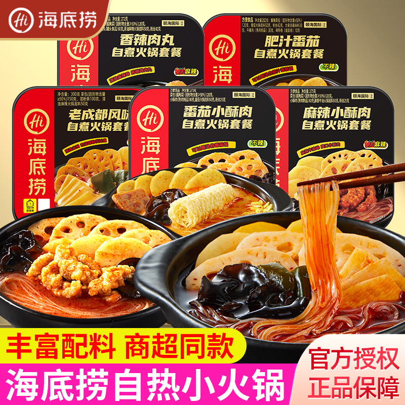 海底捞自热火锅懒人方便速食自助自煮小火锅办公室宿舍夜宵代餐