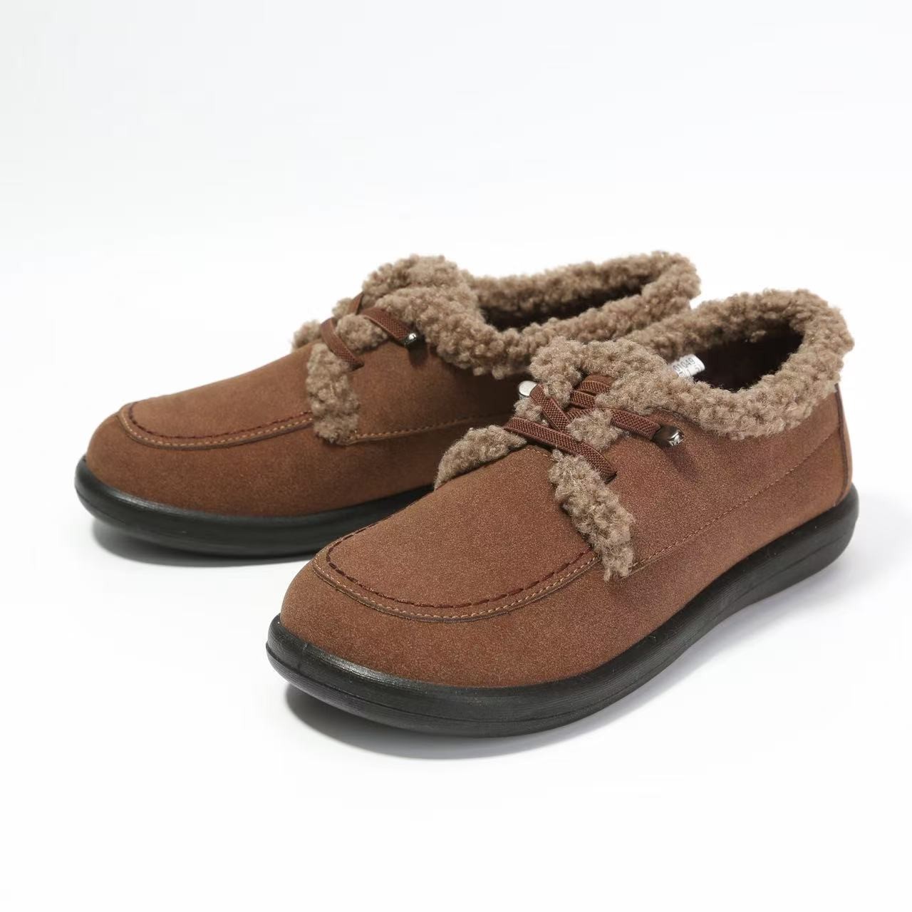 老美华冬季女士纯色休闲风棉鞋434201049