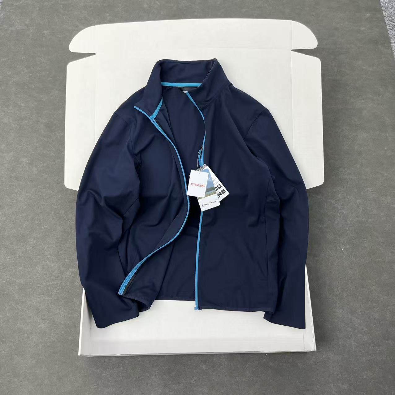 日系牛货 版型超赞 男士立领运动休闲针织开衫外套