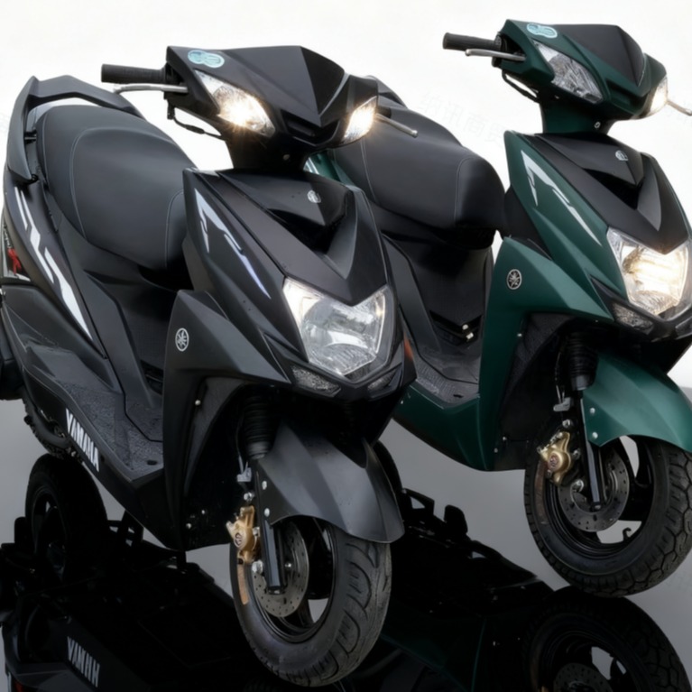 原装雅马哈尚领125cc踏板车摩托沙滩车代步燃油四冲程女装车