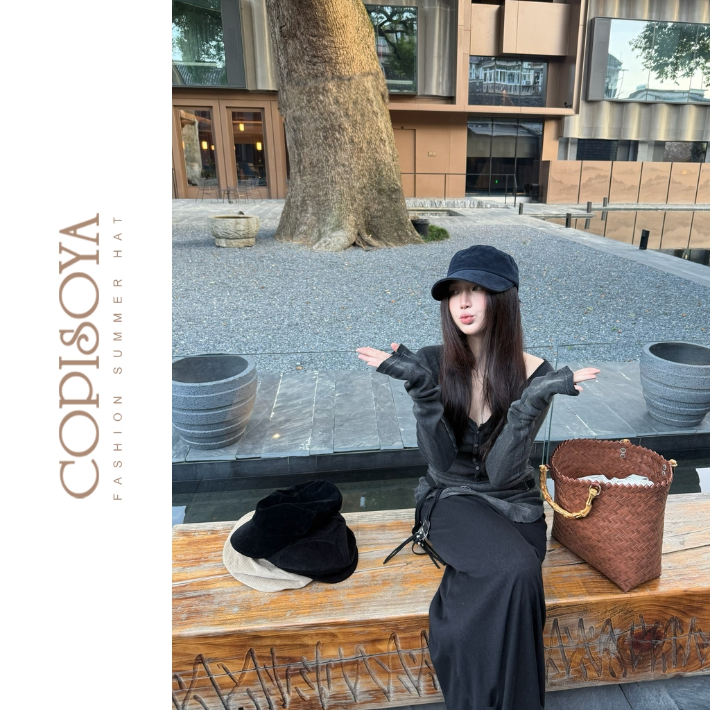 COPISOYA/凯佩詩雅「高智美学」宽檐翻皮绒马术帽冬季高端时尚DM258