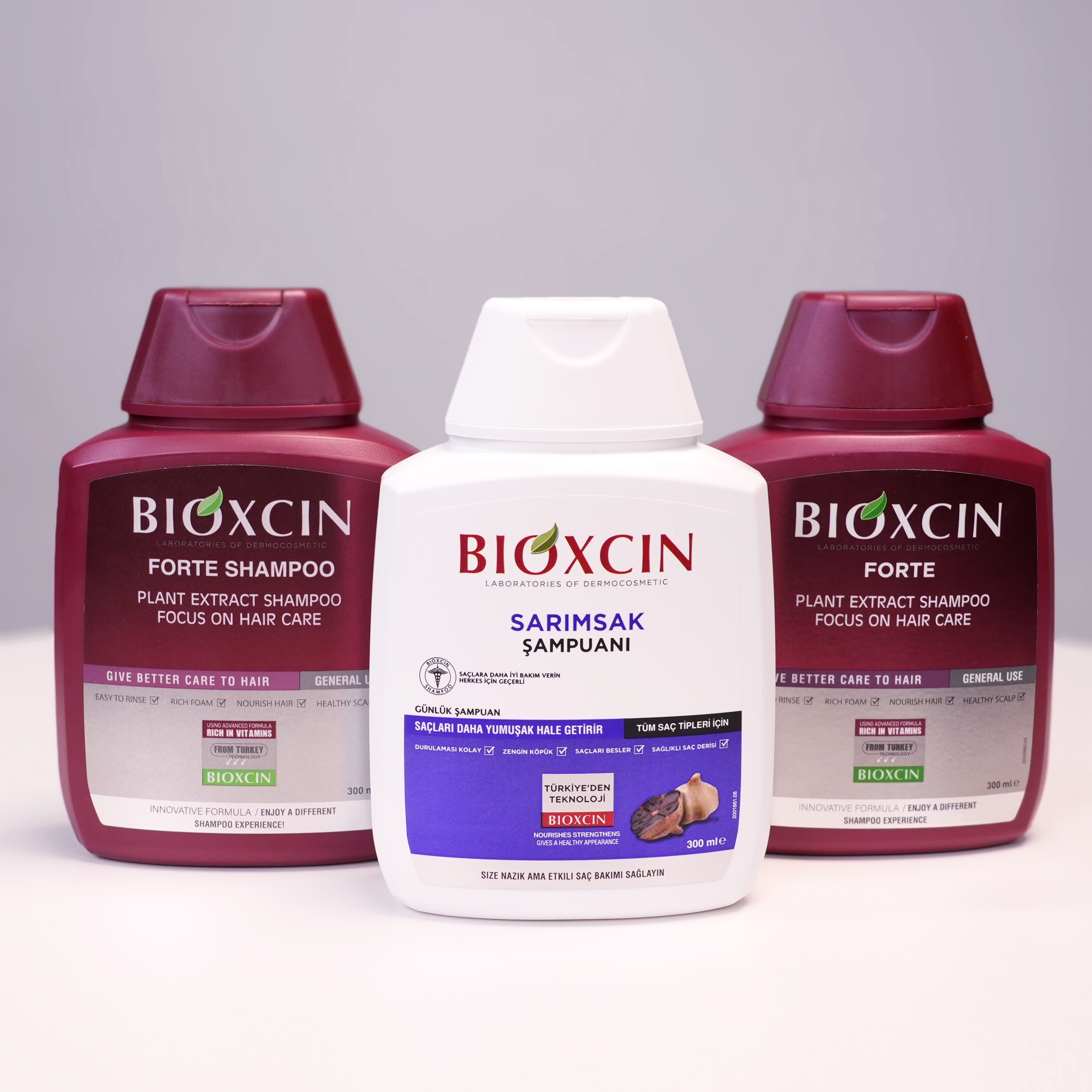 柏科生BIOXCIN 洗发水红白组合装