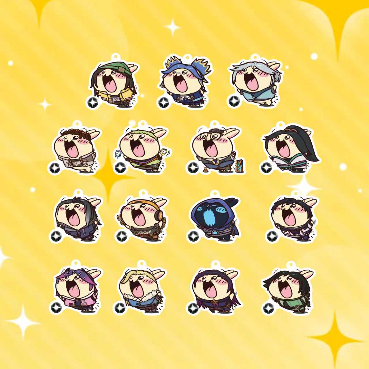 无畏契约乌萨奇系列亚克力钥匙扣