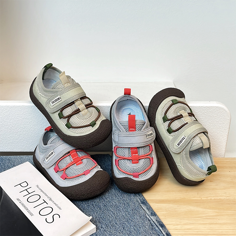 【1133】春款男女儿童帆布鞋拼接撞色韩版潮款宽版透气休闲鞋