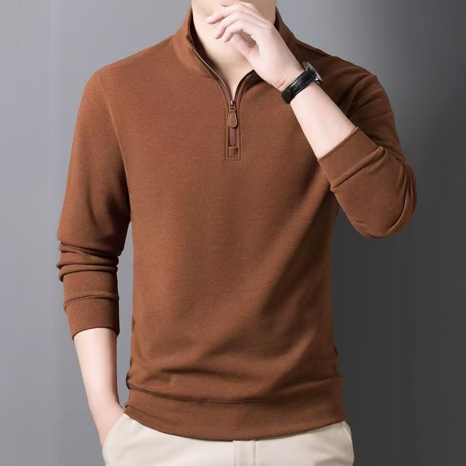 视100-387斤特大码男装宽松半拉链加肥加大立领运动套装上衣卫衣