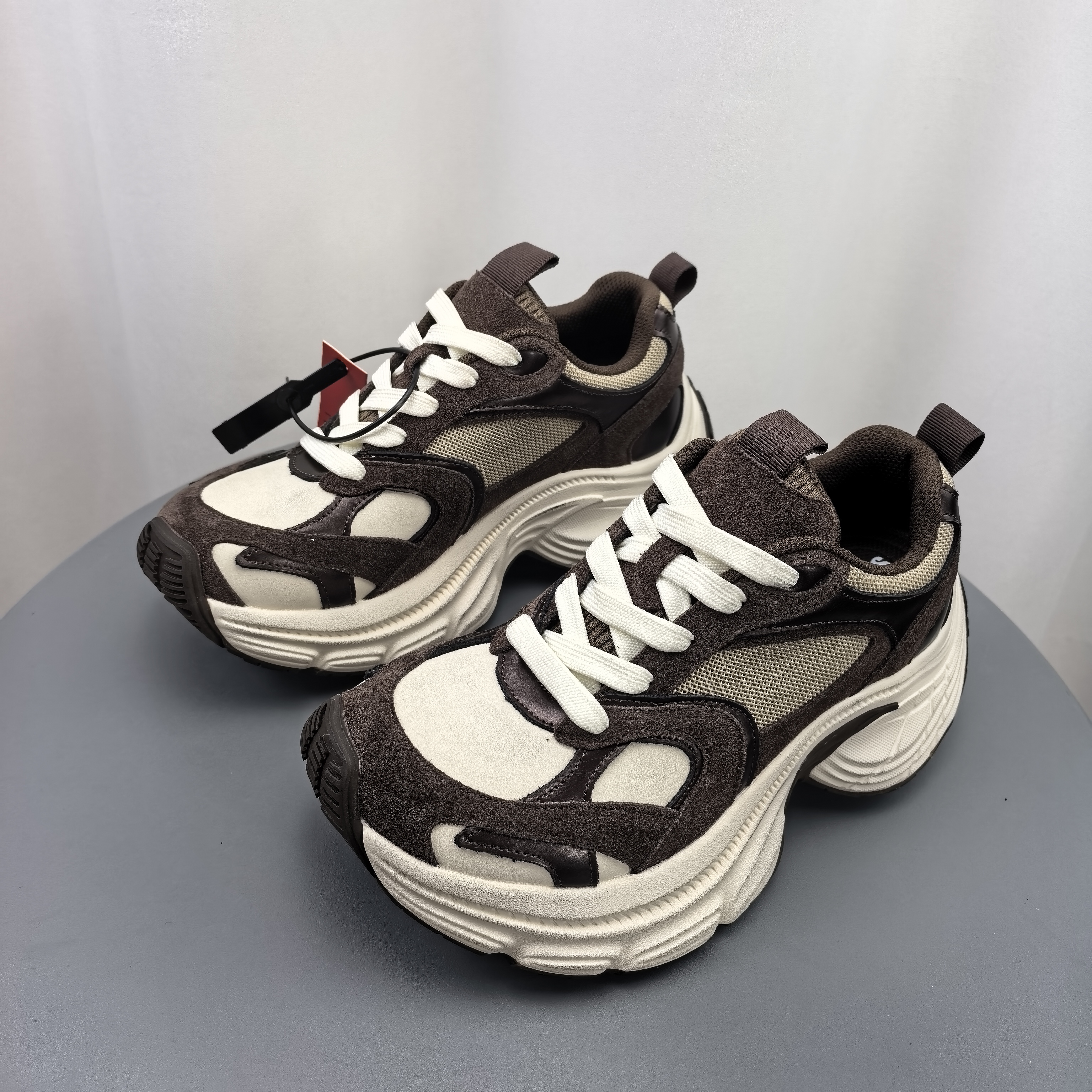 SGIRL TWTW小个子增高轮胎老爹鞋女2025新款网面透气增高休闲运动