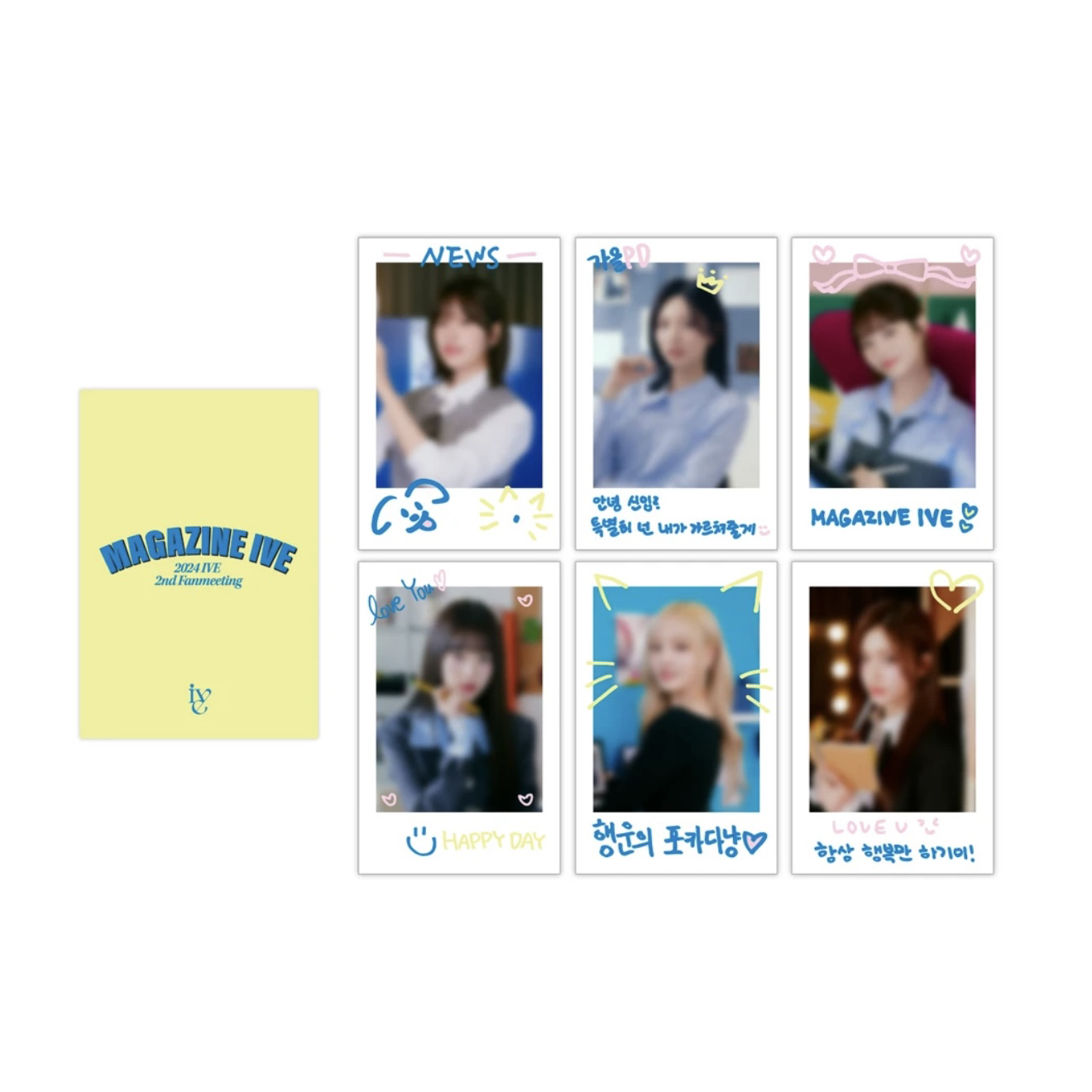 【现货包邮】IVE 芙FM场周随机卡（一包3张卡）IVE随机卡 张元英小卡