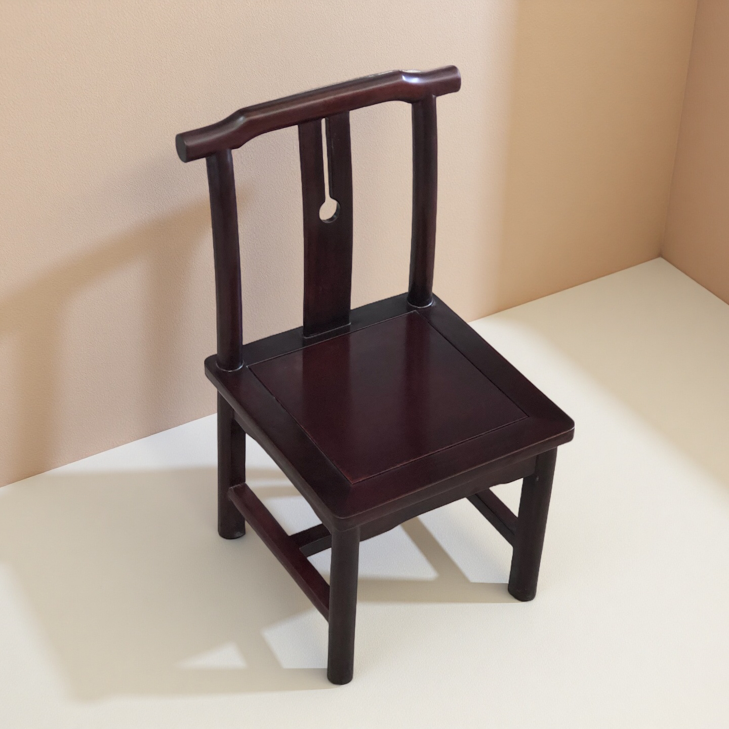 刚果小靠背椅小孩椅换鞋椅钓鱼椅实木小椅子