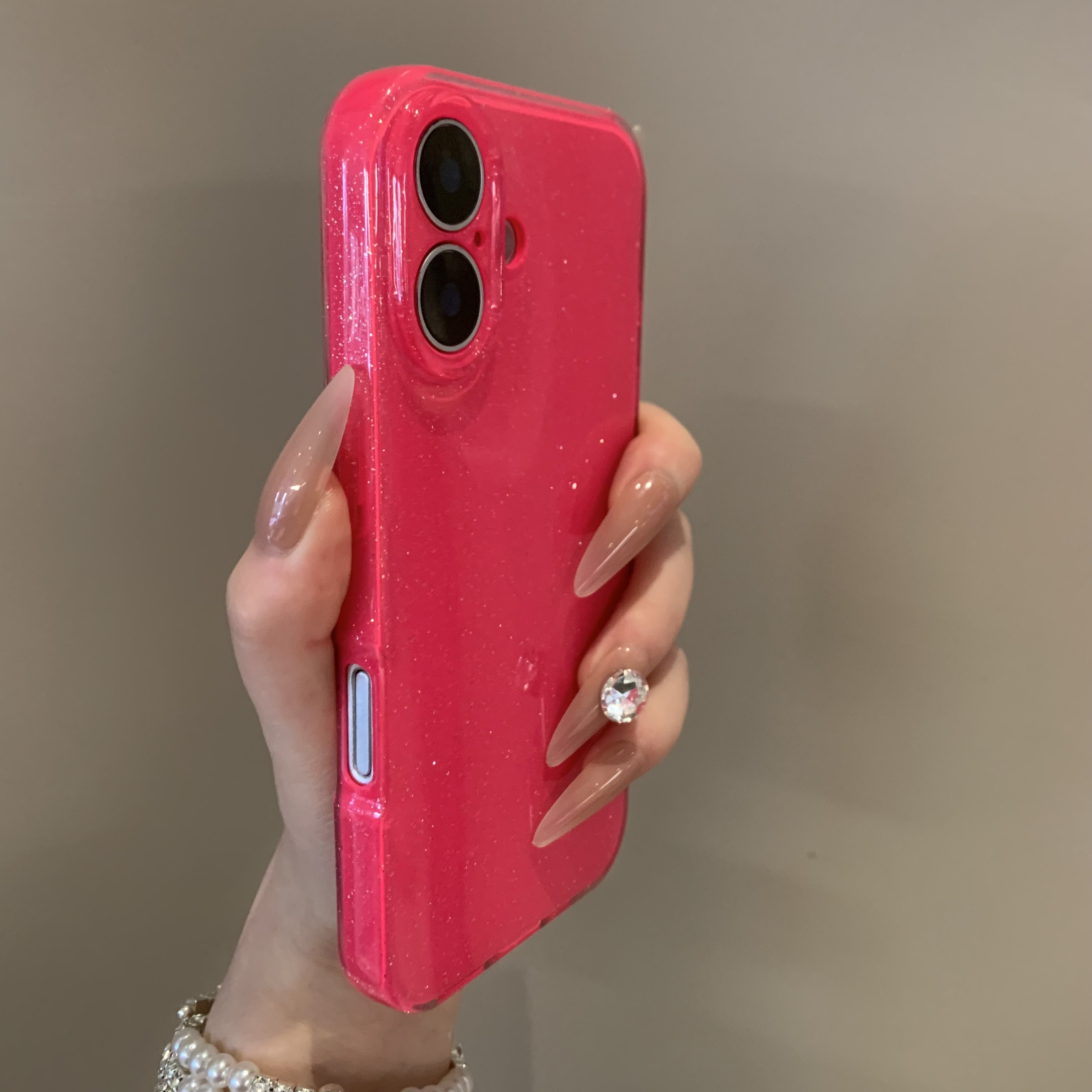 高级闪粉适用苹果16手机壳新款iPhone15高级14pro时尚13/12简约11