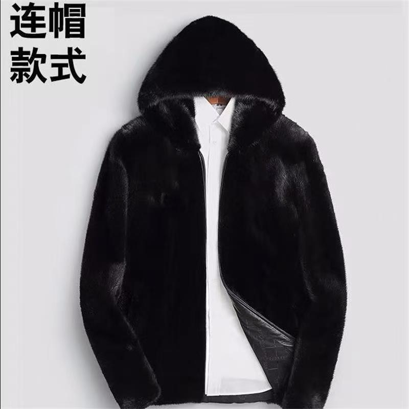 卡貂绒连帽外套男女同款 ja1