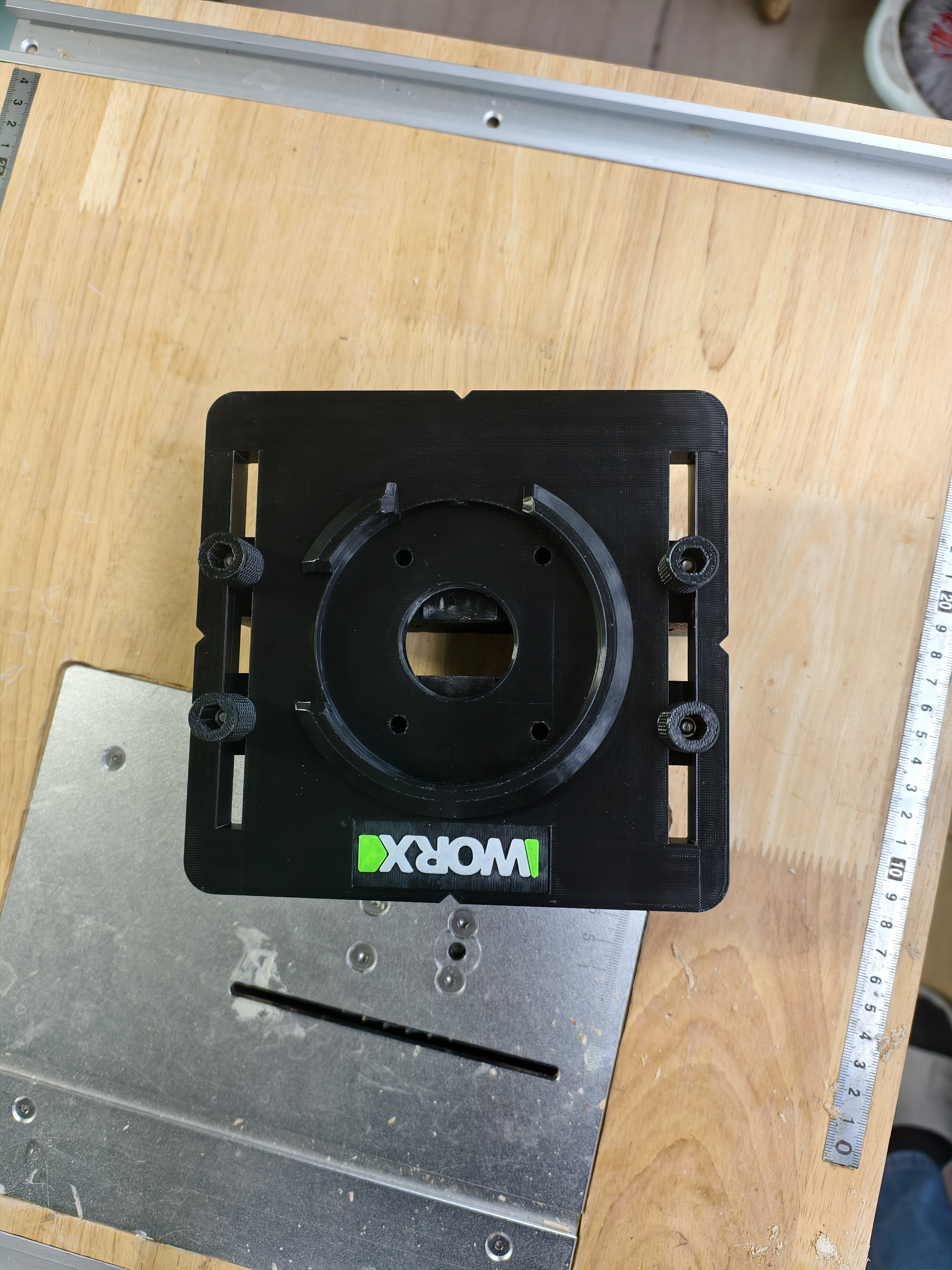 3d打印WU560修边机立式开槽辅助底座