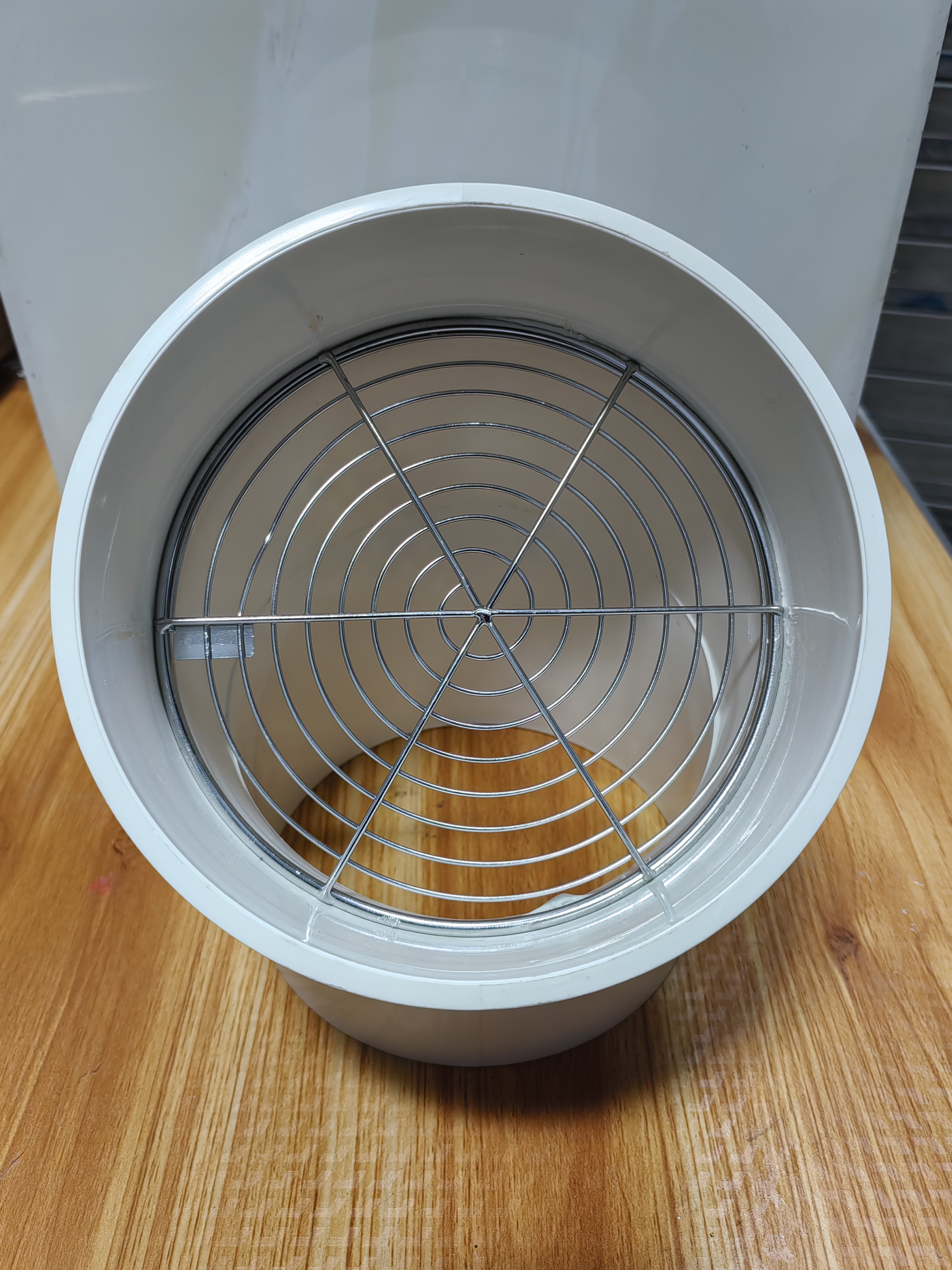 油烟机PVC 45°斜角不锈钢网排烟罩