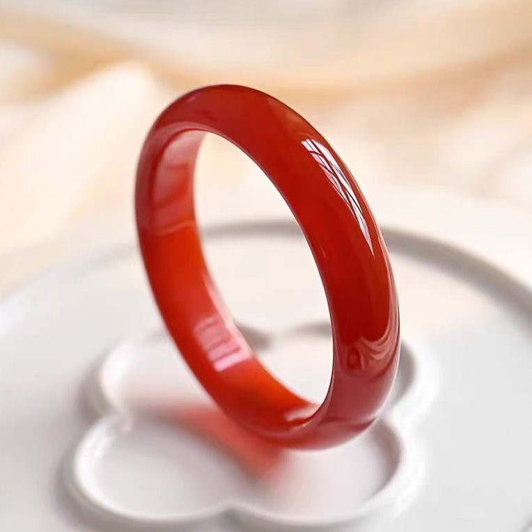 A货红玛瑙宽胎真品车厘子红柿红色朱砂红时尚送礼