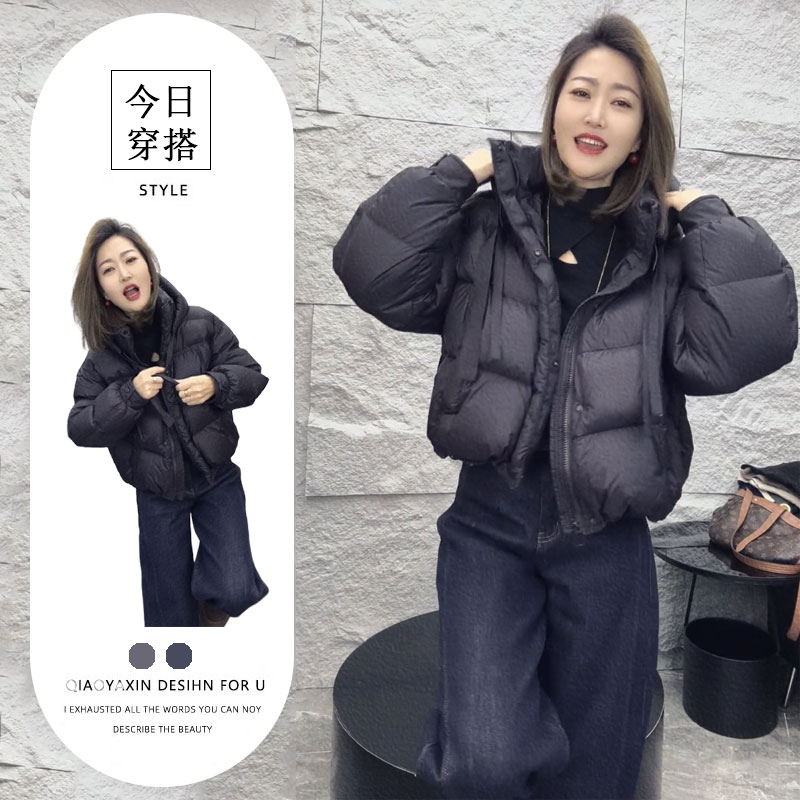 2025冬季新款韩系流行保暖棉服女士秋冬新款洋气减龄短款外套时尚