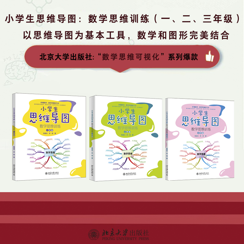 【自选】小学生思维导图：数学思维训练（一、二、三年级）