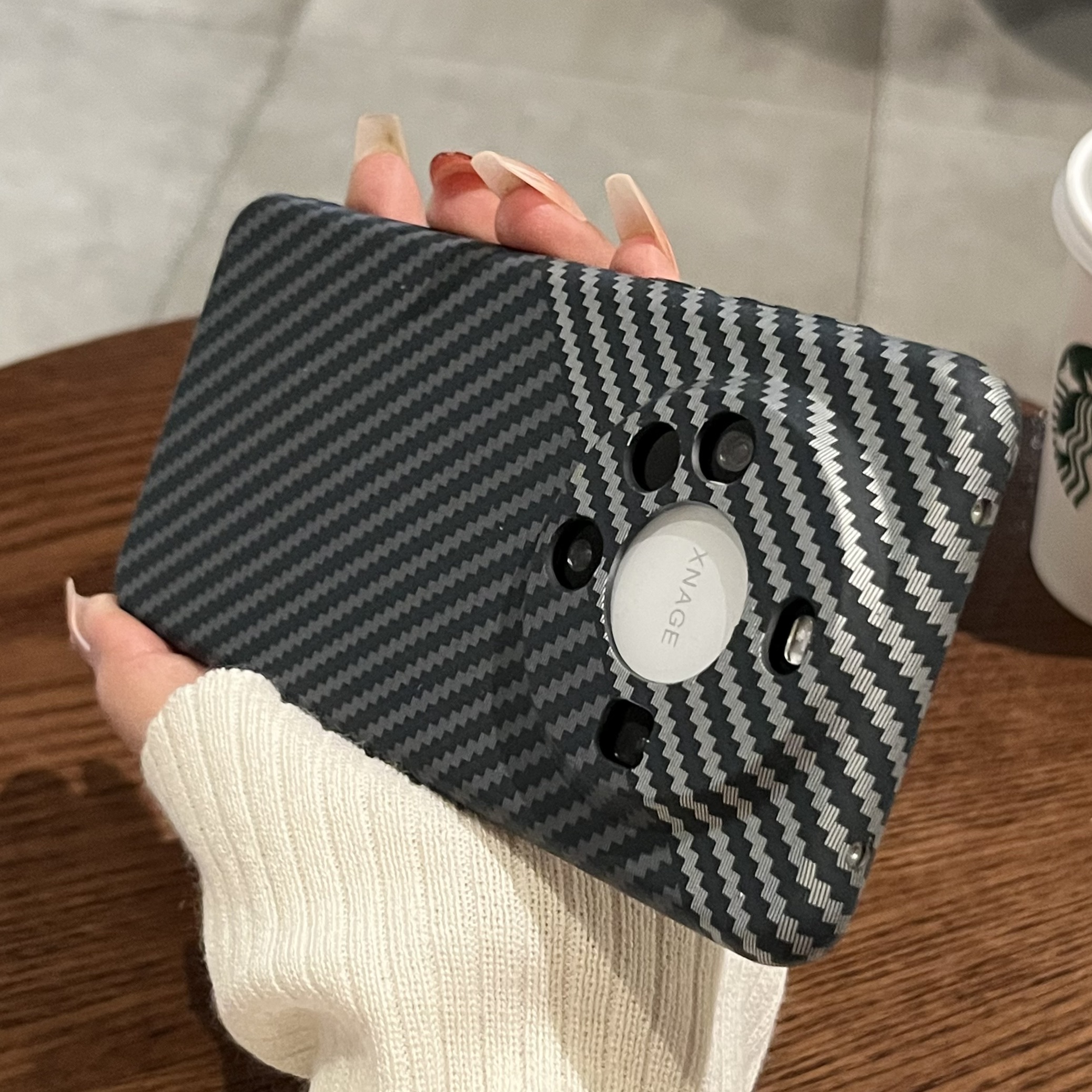 适用华为mate60pro手机壳mate70pro凯夫拉碳纤维纹mate50防摔硬壳