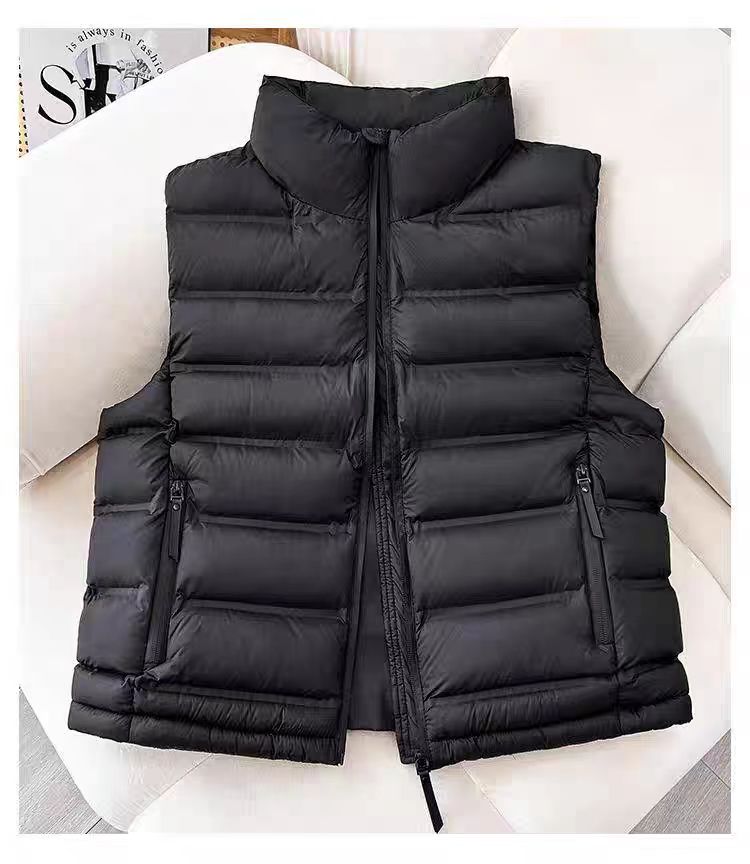 排骨羽绒棉服马甲女款外穿2025新款爆款洋气时尚坎肩背心立领马夹