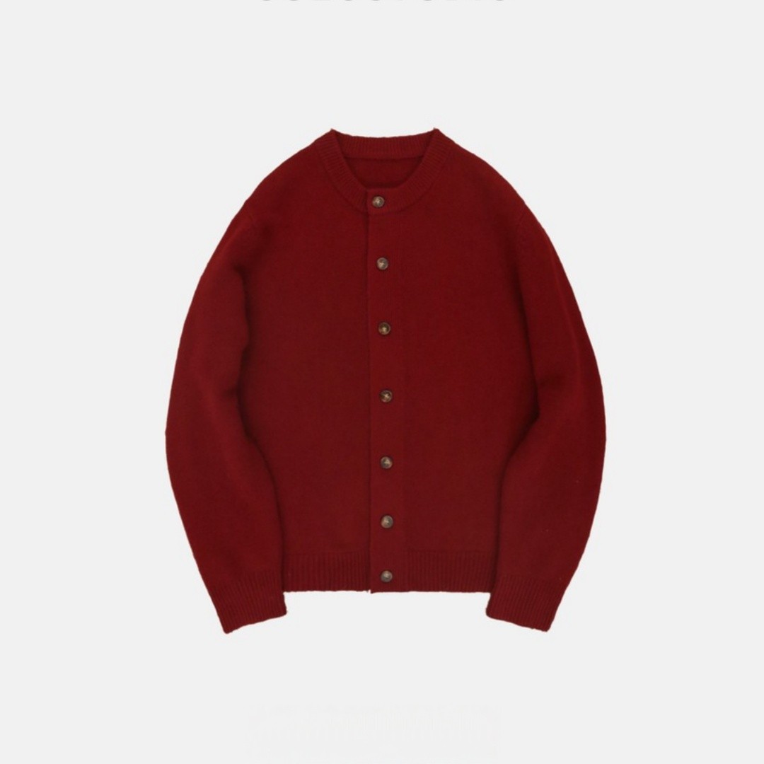 【麓森】2025秋冬加厚保暖混纺细腻轻盈软乎乎氛围感针织毛衣开衫男