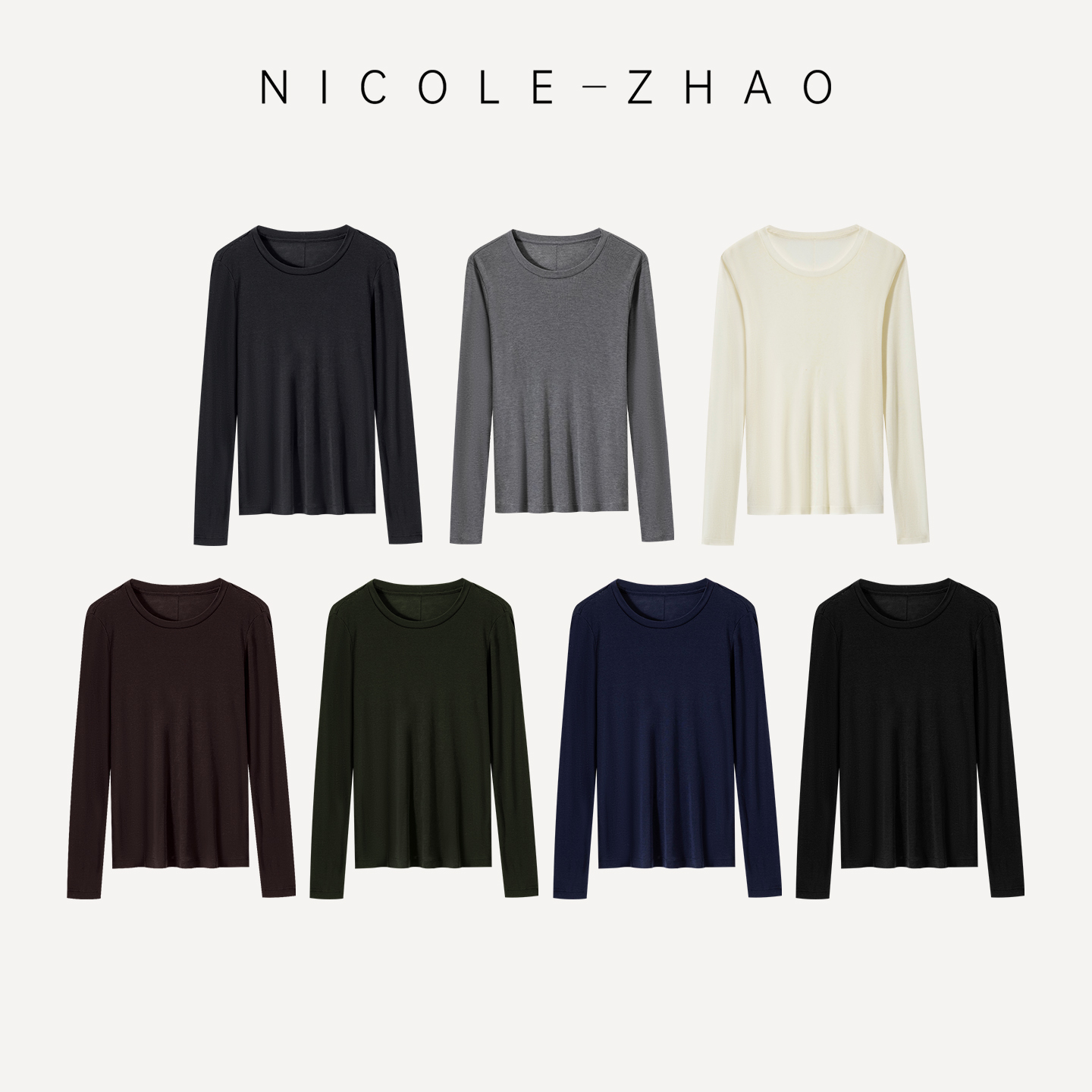【贵姐NICOLE】设计师百搭经典时尚针织衫5NCT044