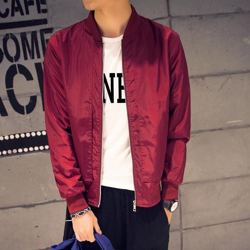 新百伦【奥莱爆款】冬秋季男大口袋薄款外套棒球服夹克秋青年学生百