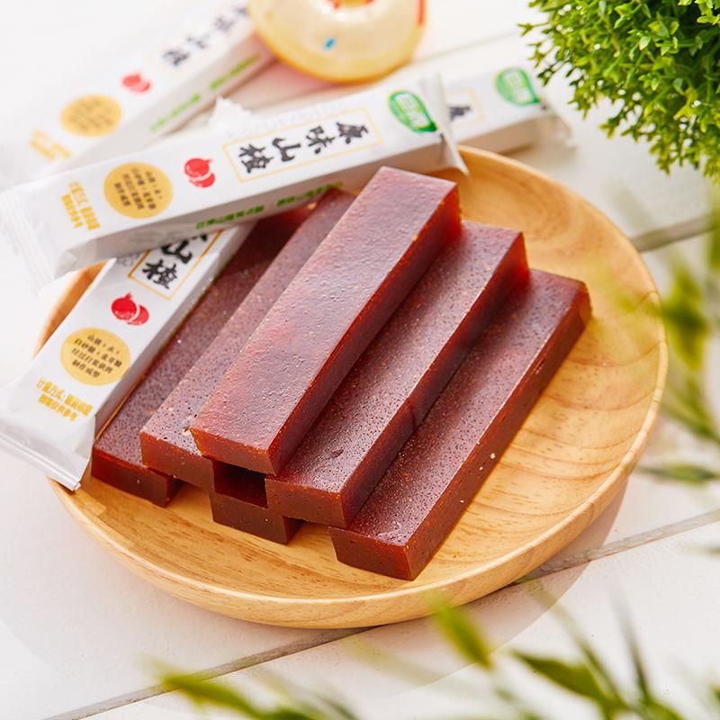 巨源山楂条卷独立小包装多口味果丹皮儿童老人休闲小吃整箱