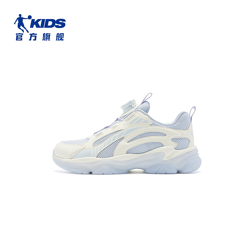 中国乔丹童鞋女童运动鞋2025秋季中大童休闲轻便老爹鞋儿童鞋子