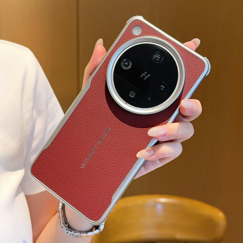 高端秒变素皮款适用OPPO FindX8手机壳Find X8Pro撞色保护套Ultra