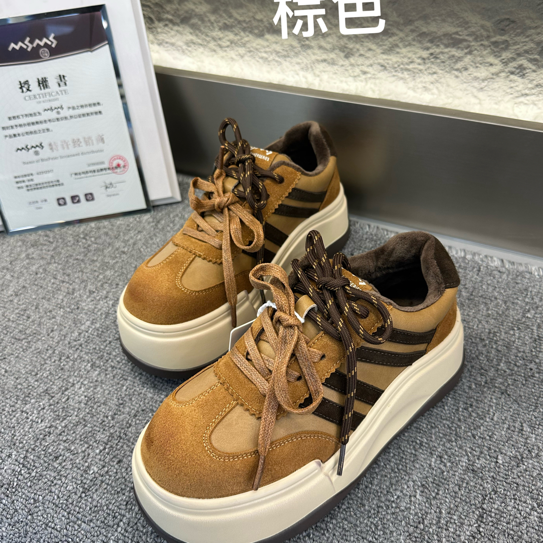 玛莎玛索53-311m秋冬加绒韩版百搭时尚休闲鞋潮流街头风