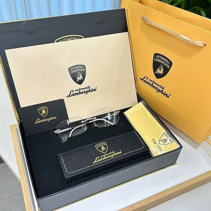 Automobililamborghi兰博基尼防蓝光无镜框老花镜【黑金款】
