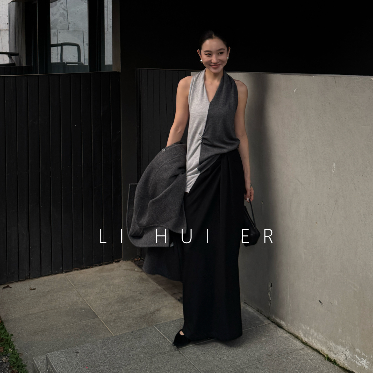 LiHuiEr李慧儿【旧城以西】秋高级感秋季气质显瘦半身裙LL0251063