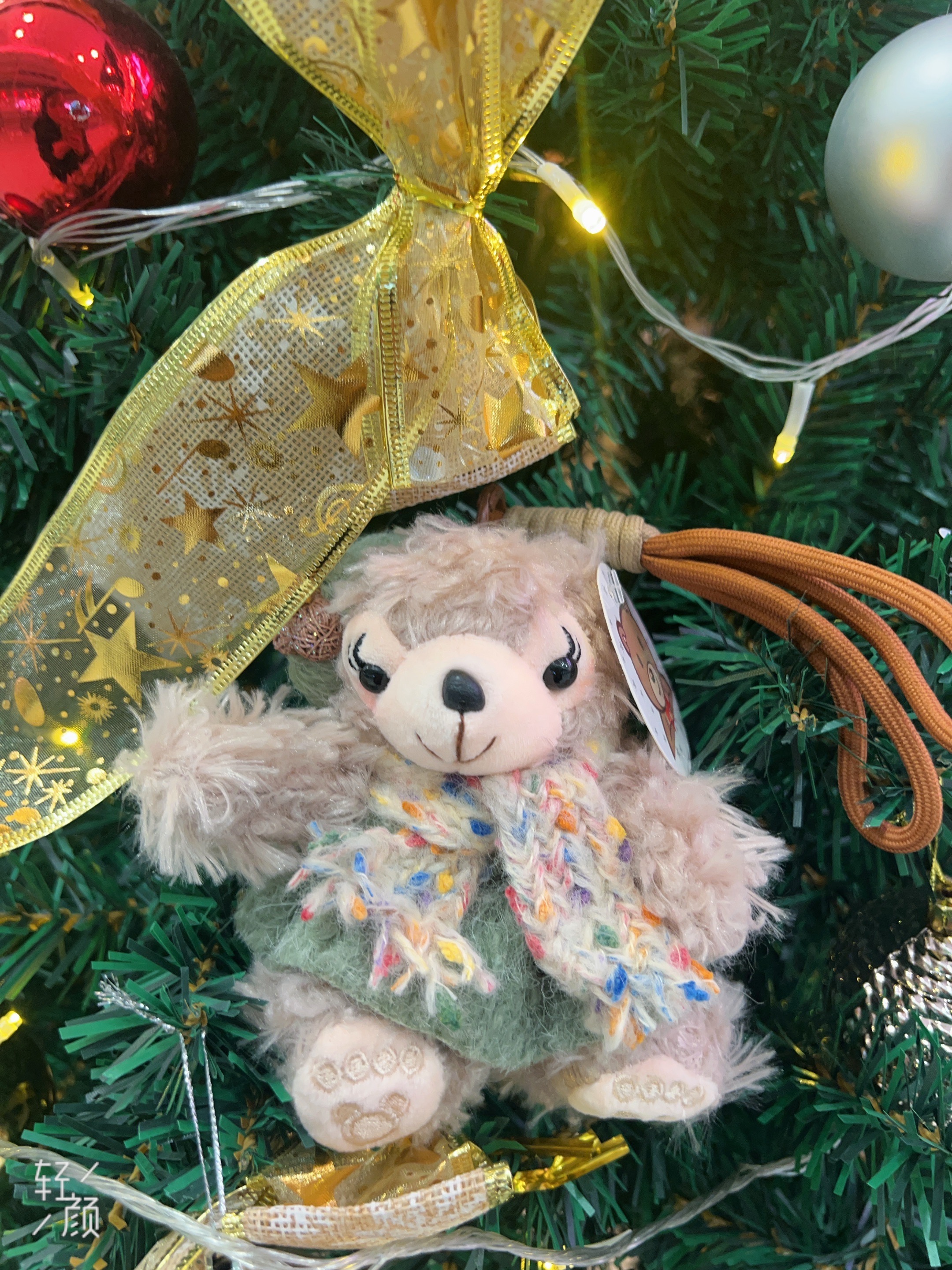 圣诞冬日款雪莉玫公仔 围巾帽子造型毛绒挂件 网红钥匙扣礼品