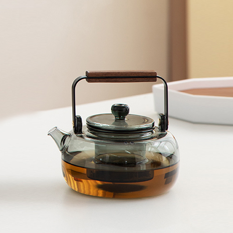 电陶炉煮水家用办公室2025新款耐热高硼硅玻璃烧水壶泡茶专用壶