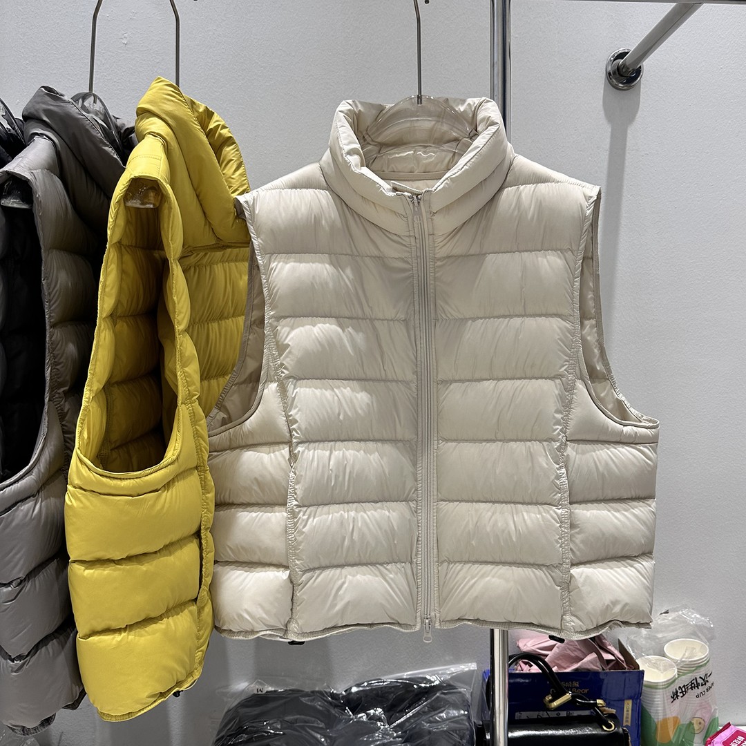 韩版立领排骨羽绒马夹女2025秋冬爆款宽松超好看鸭绒短款外套潮