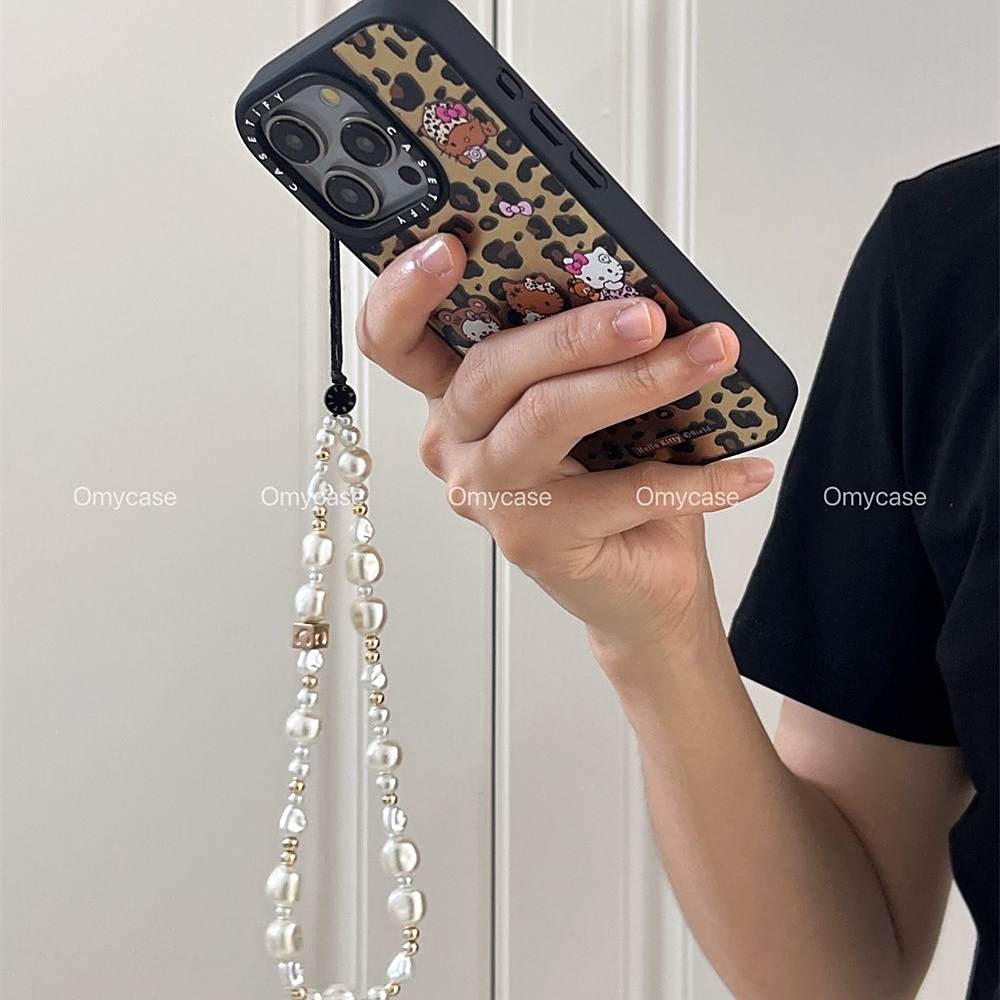 CASE镜面豹纹Kt15Pro适用14Promax13小众12创意11防摔保护套手机