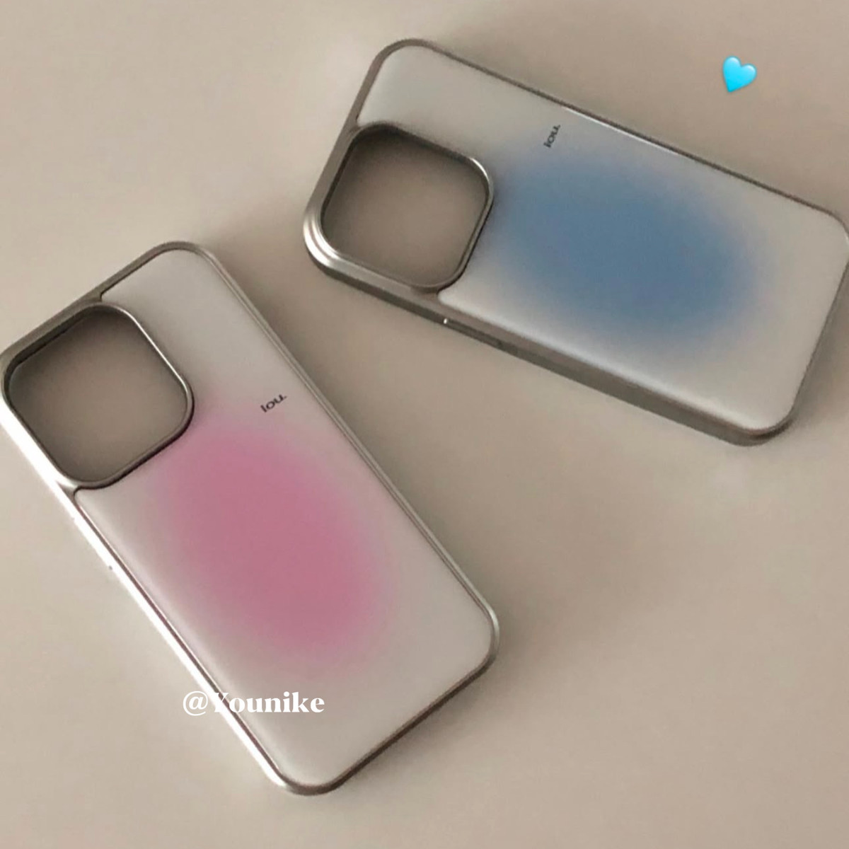 新款韩系晕染情侣款滴胶手机壳适用苹果17/16小米15reno14p80荣耀