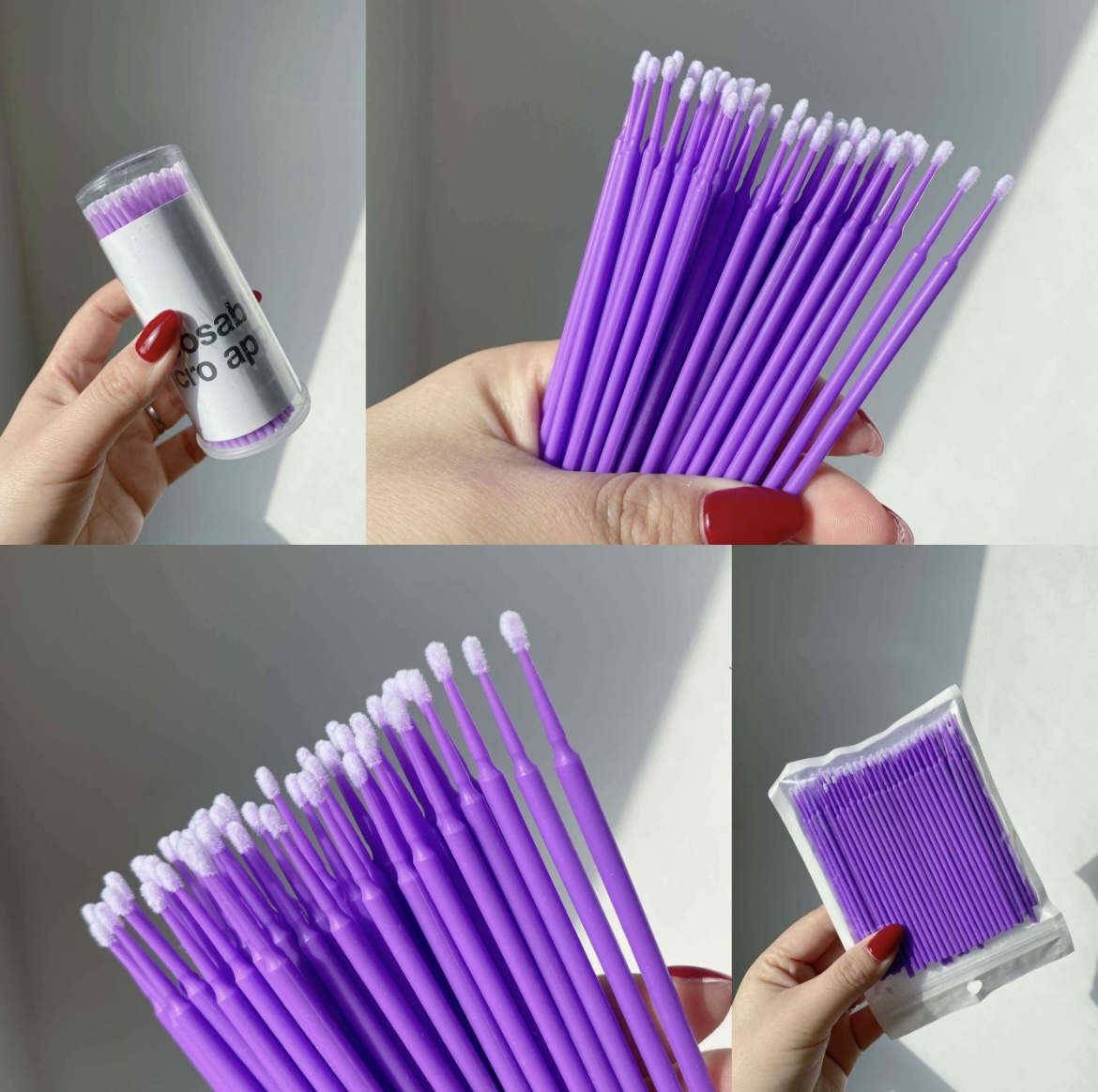 拯救手残眼妆眉毛眼影眼线假睫毛修改棉棒便携清洁棒化妆棉签