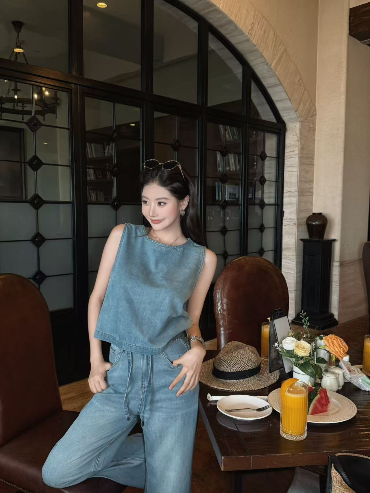 NEW DADADA时尚套装仙女风百搭慵懒风休闲时尚静奢风CYZ348