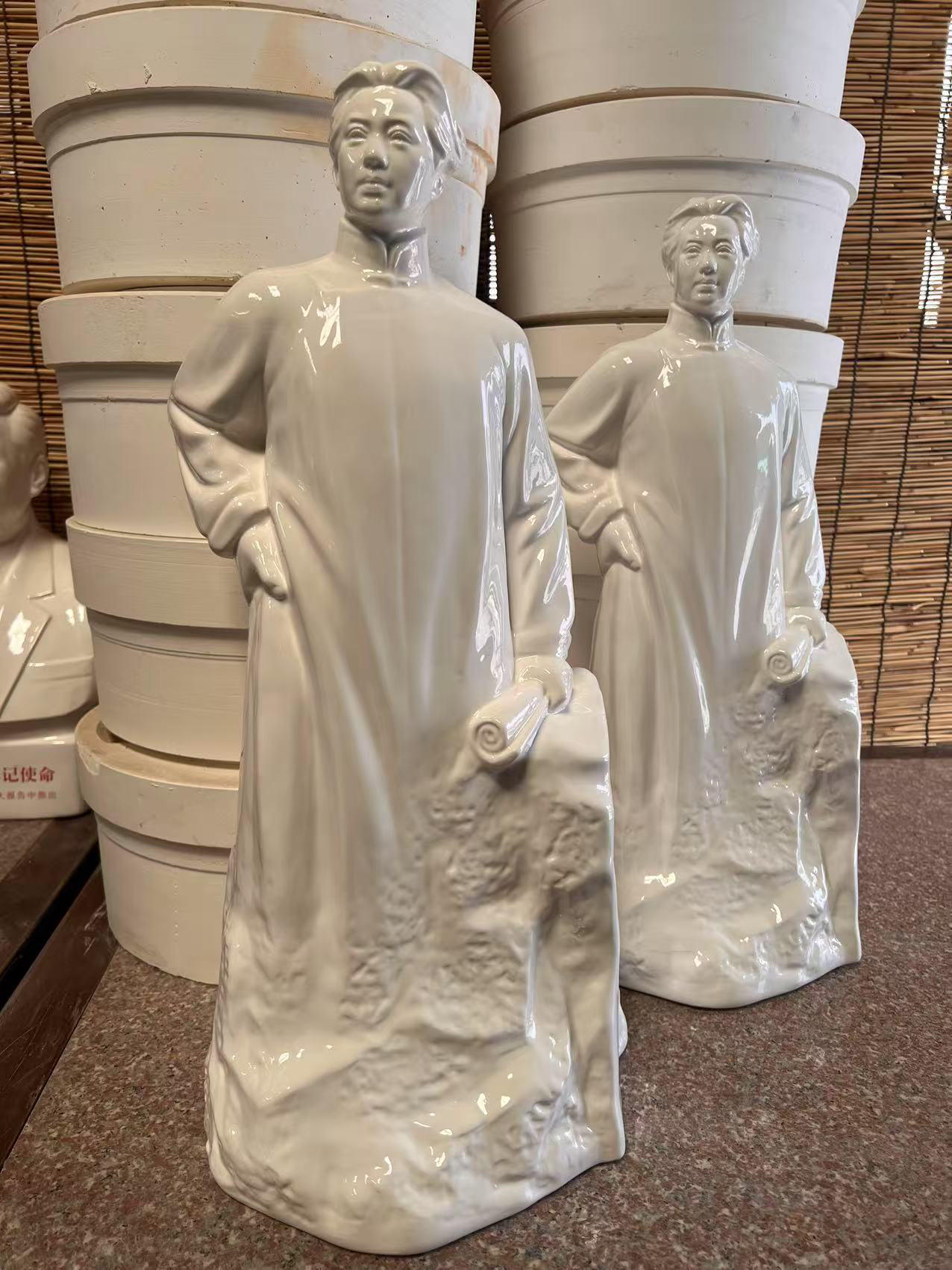 神像伟人毛主席瓷像家居饰品摆件55公分