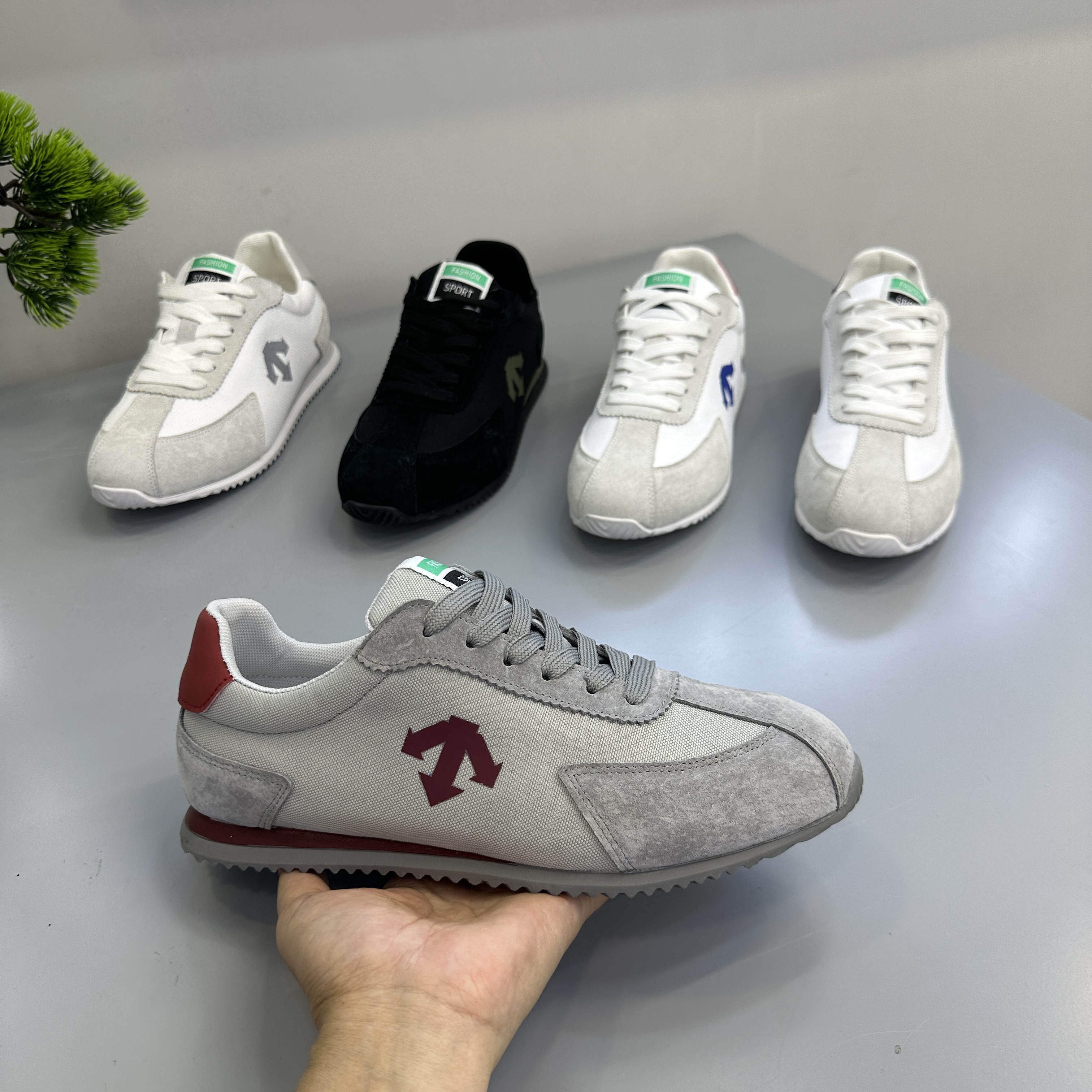 68-350夏季新款男鞋舒适百搭休闲鞋男士阿甘鞋板鞋