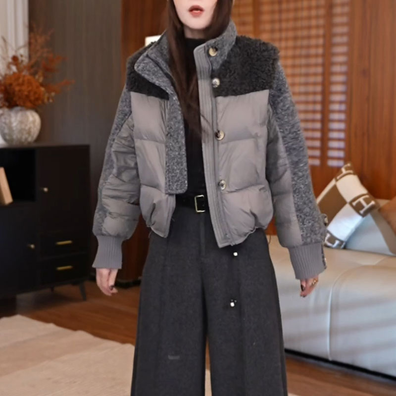 2025流行爆款冬季新款棉服女高端洋气小个子时尚百搭连帽棉衣外套