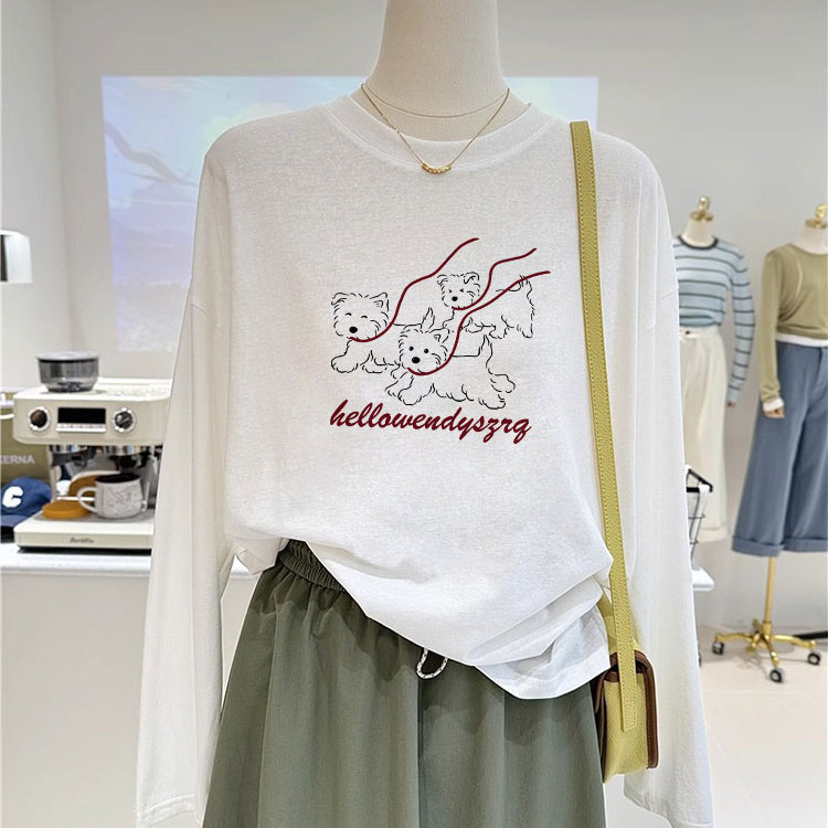 2025大码宽松长袖T恤女2025夏季流行爆款防晒衣200斤胖MM遮肉显瘦