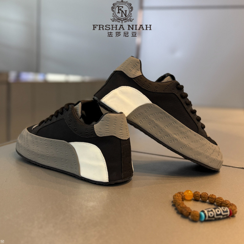 法莎尼亚百搭老爹鞋高级感春季包底男鞋轻奢潮鞋网面时尚休闲鞋男