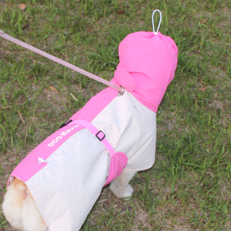 Tigerdog宠物宽体全包防水雨衣狗狗雨披挡脏柯基柴犬中型犬冲锋衣