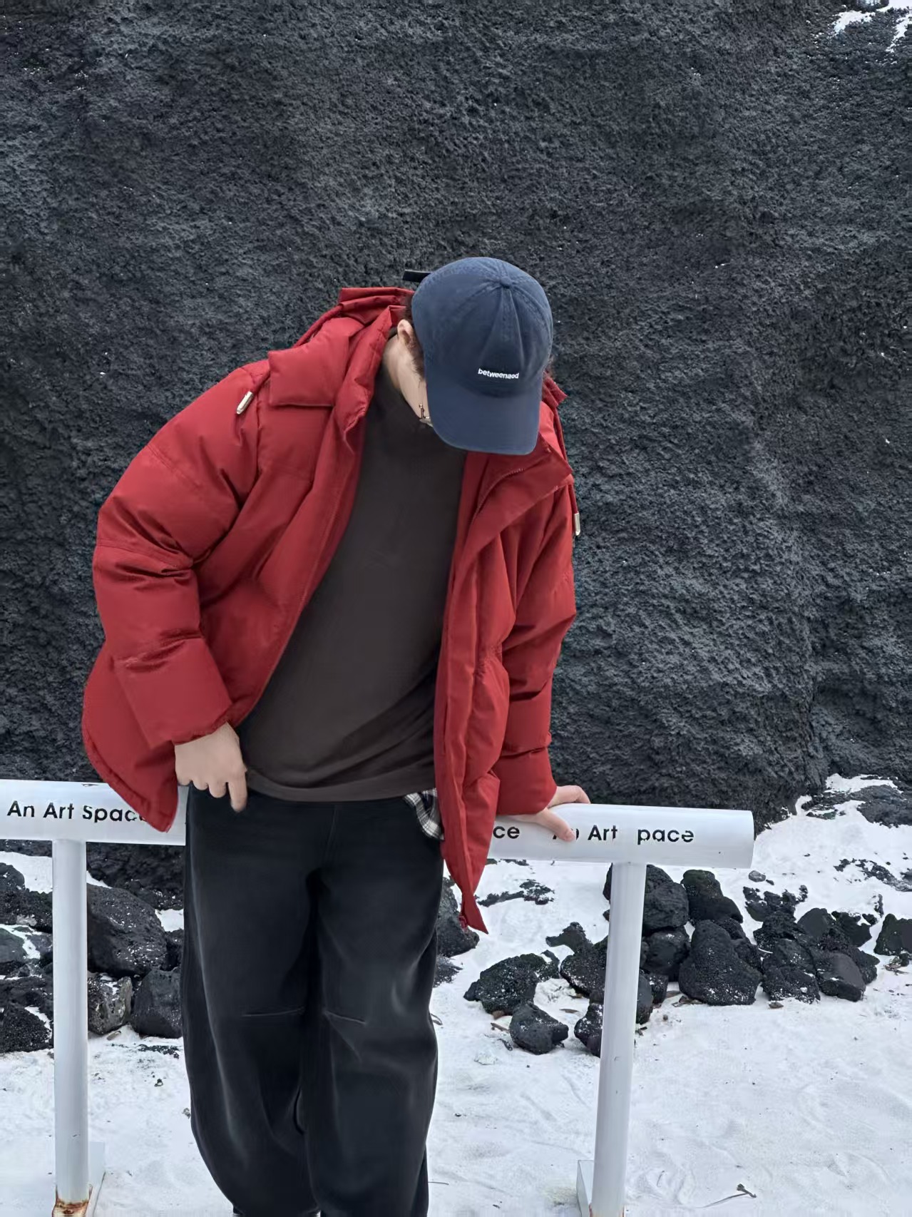 卞可【2025亲子】硬壳分割拼接定格充绒燕尾羽绒服儿童