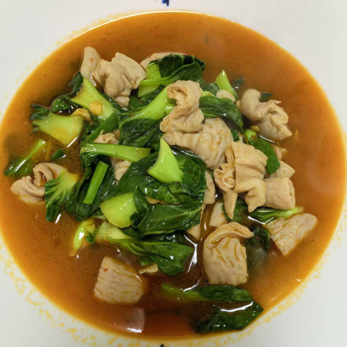 苏北盐城青菜大肠