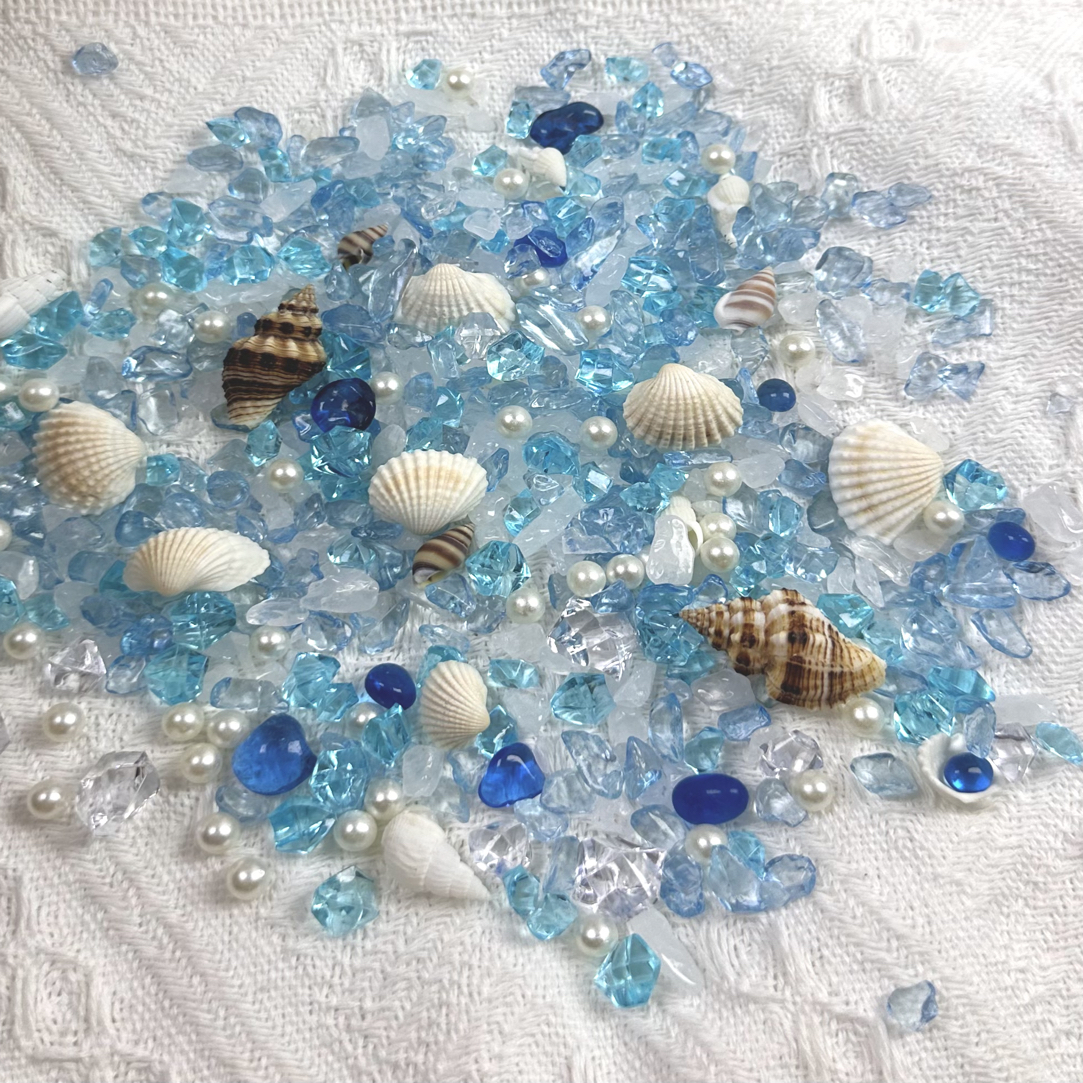 【元旦圣诞礼物】海盐碎石手帐美甲小众鱼缸装饰尼泊尔碎钻diy手工