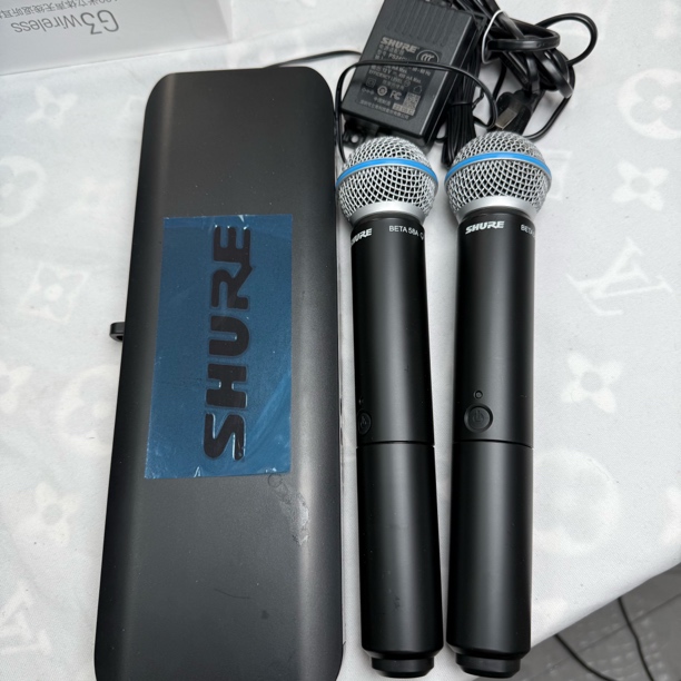 99新 Shure/舒尔  BLX288/beta58A 一拖二无线话筒主播唱歌麦克风