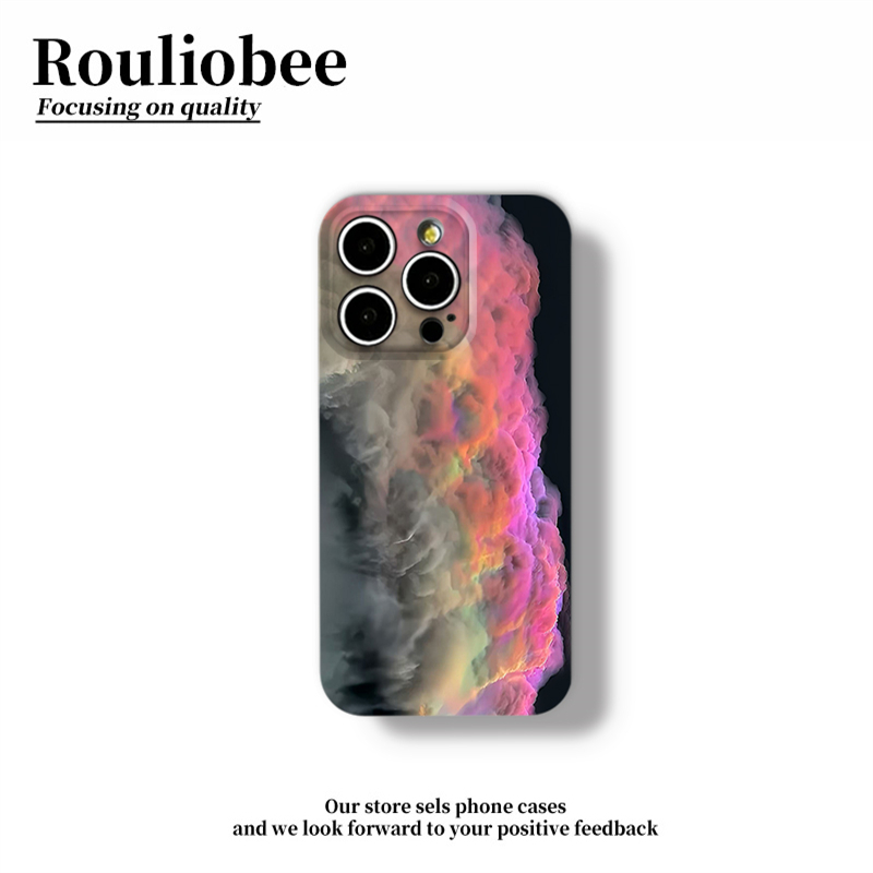 BANCA七彩祥云适用苹果16/15promax菲林手机壳华为vivo小米14oppo