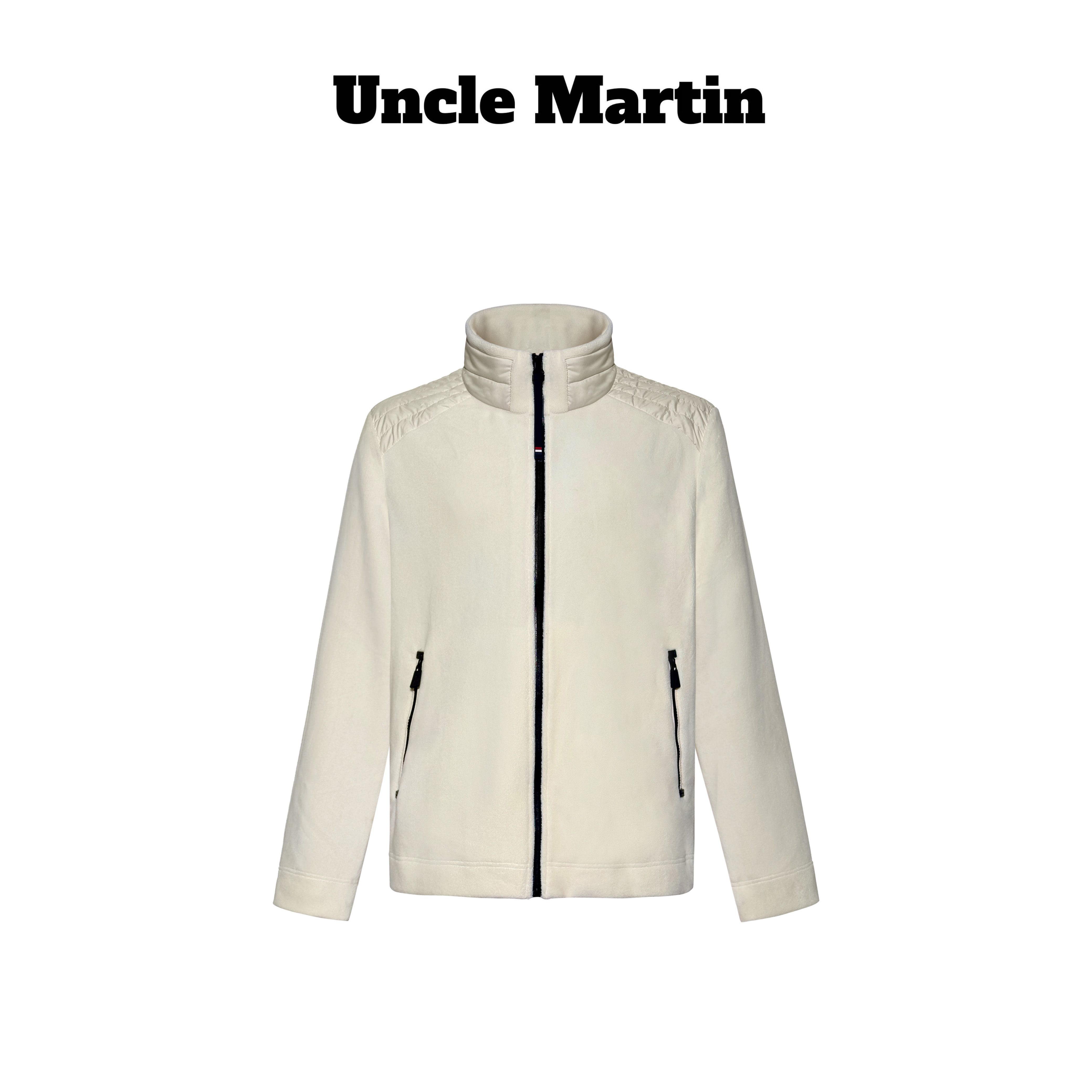 马丁叔叔 25AW秋冬新款拉链字母男拼接保暖夹克舒适保暖-699